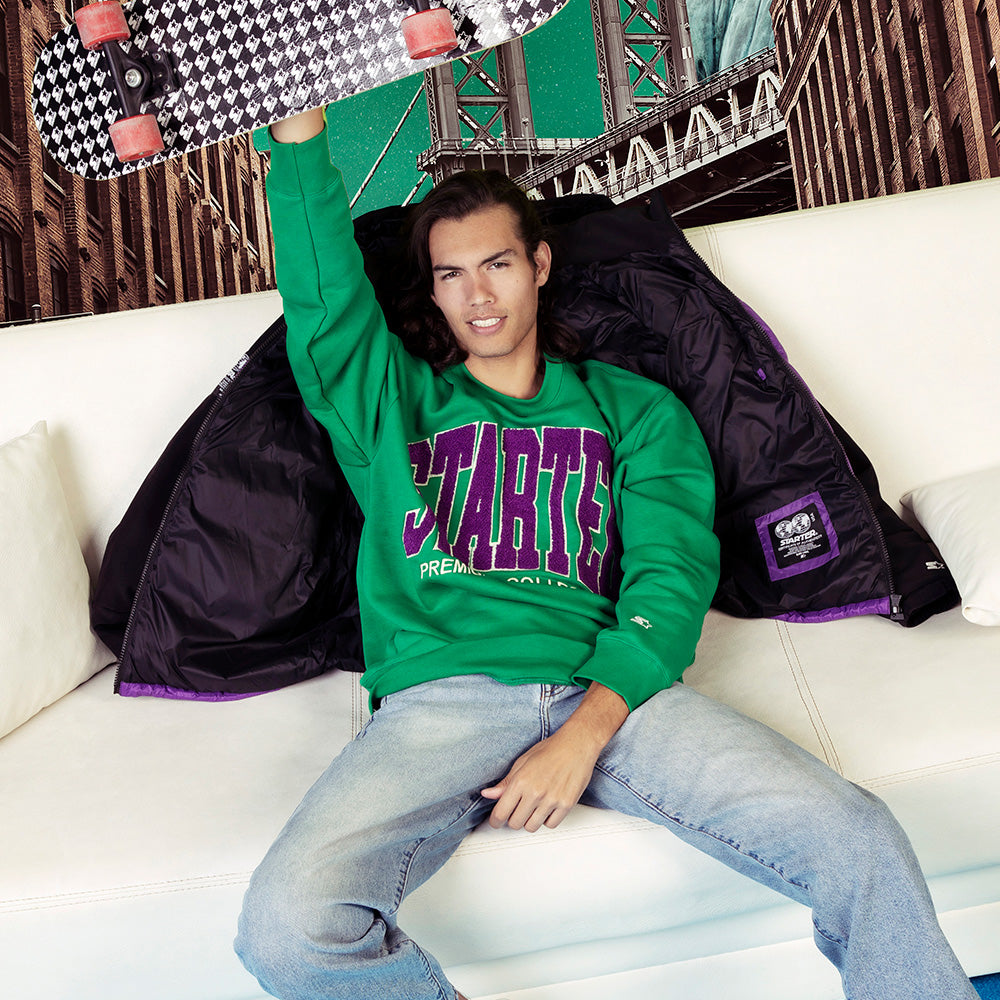 Felpa girocollo PREMIUM COLLECTION MOCHA – Starter Italia