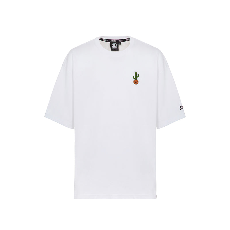 T-shirt cactus BIANCO