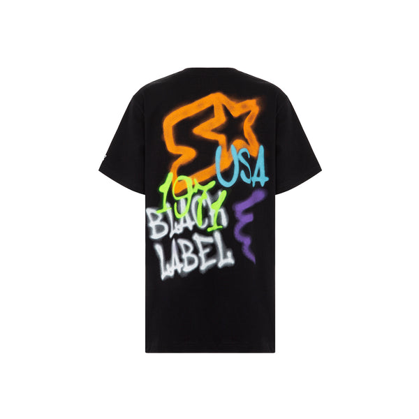 T-shirt con stampa graffiti