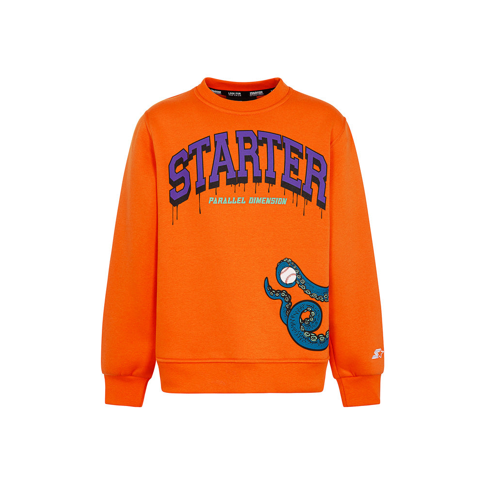 Felpa girocollo Parallel Dimension ARANCIONE