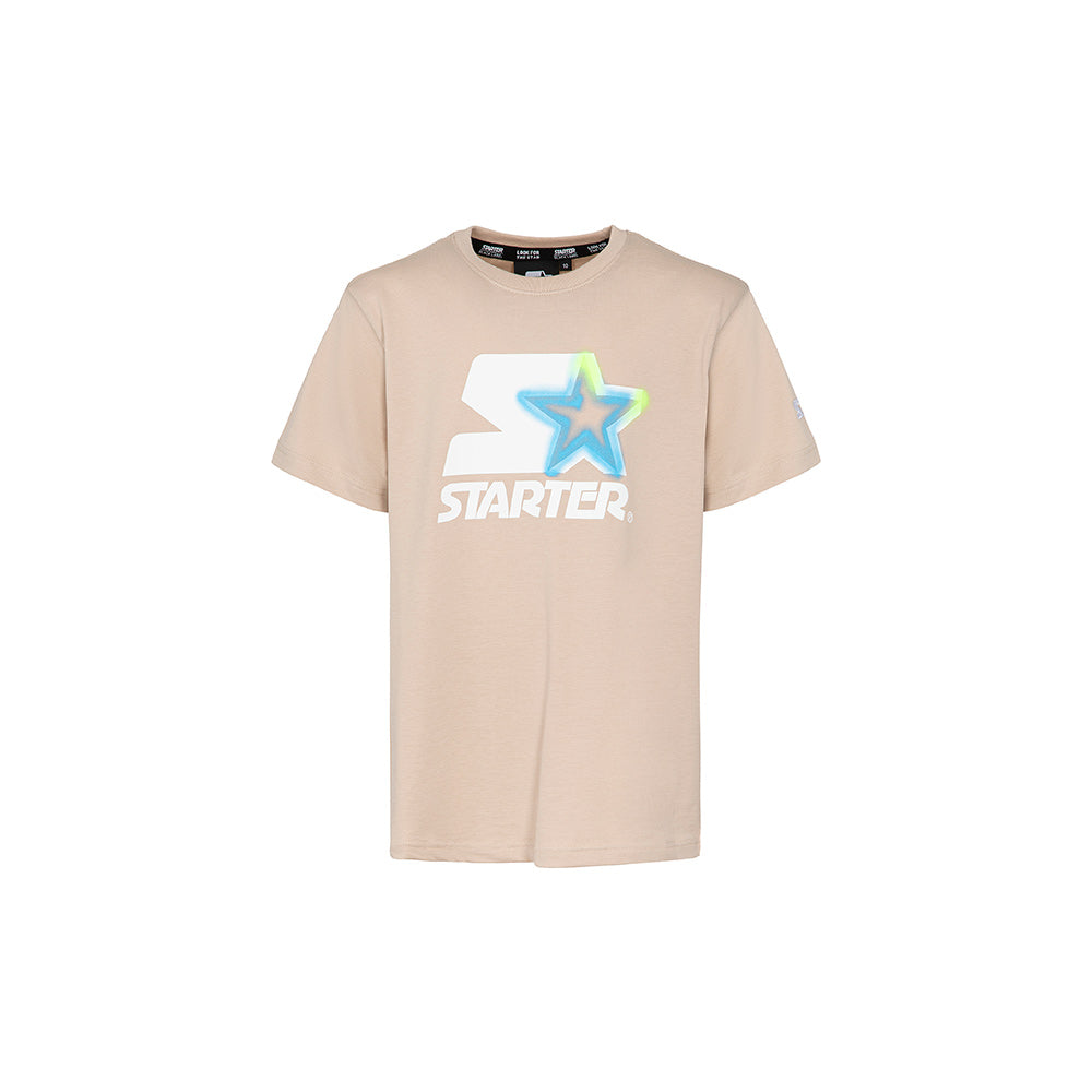 T-shirt con stampa Iconic BEIGE
