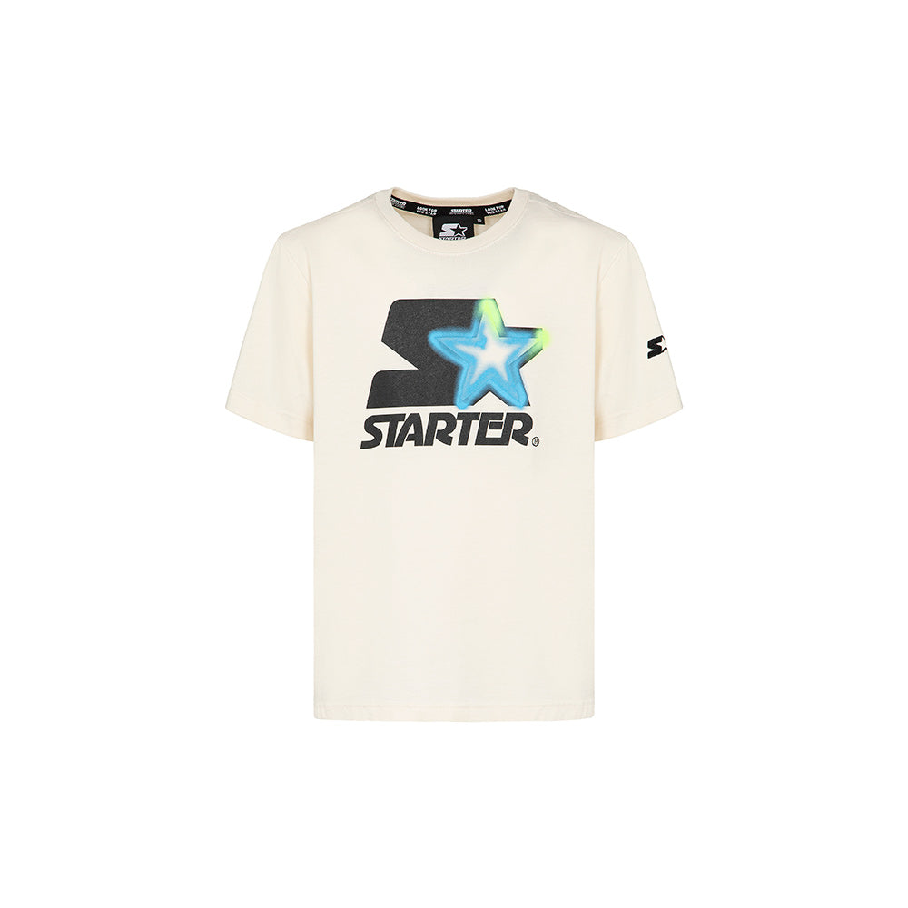 T-shirt con stampa Iconic CREMA