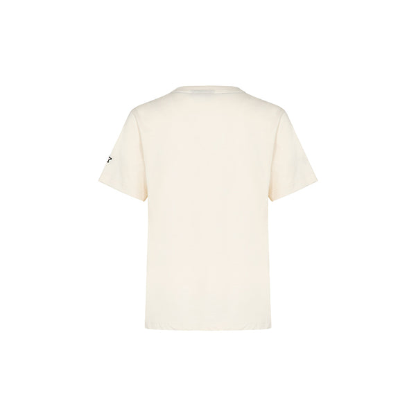 T-shirt con stampa Iconic CREMA