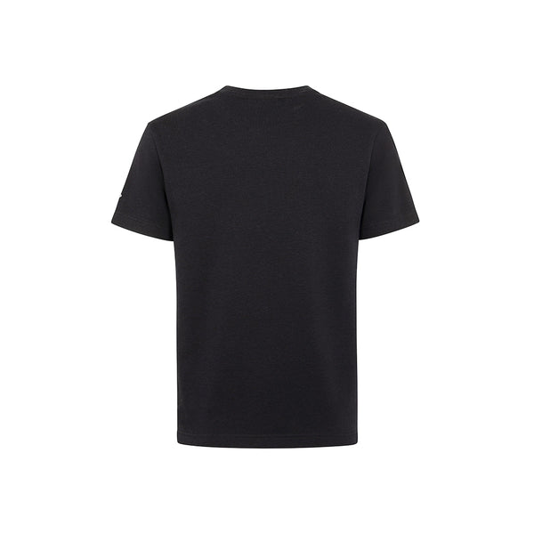 T-shirt con stampa a spruzzi NERO