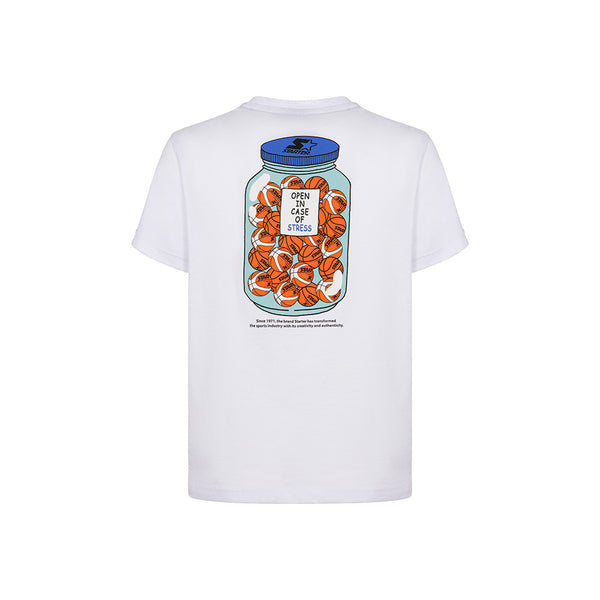 T-shirt pack of ballons Bianco