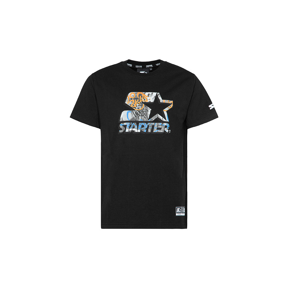 T-shirt logo NY graffiti NERO