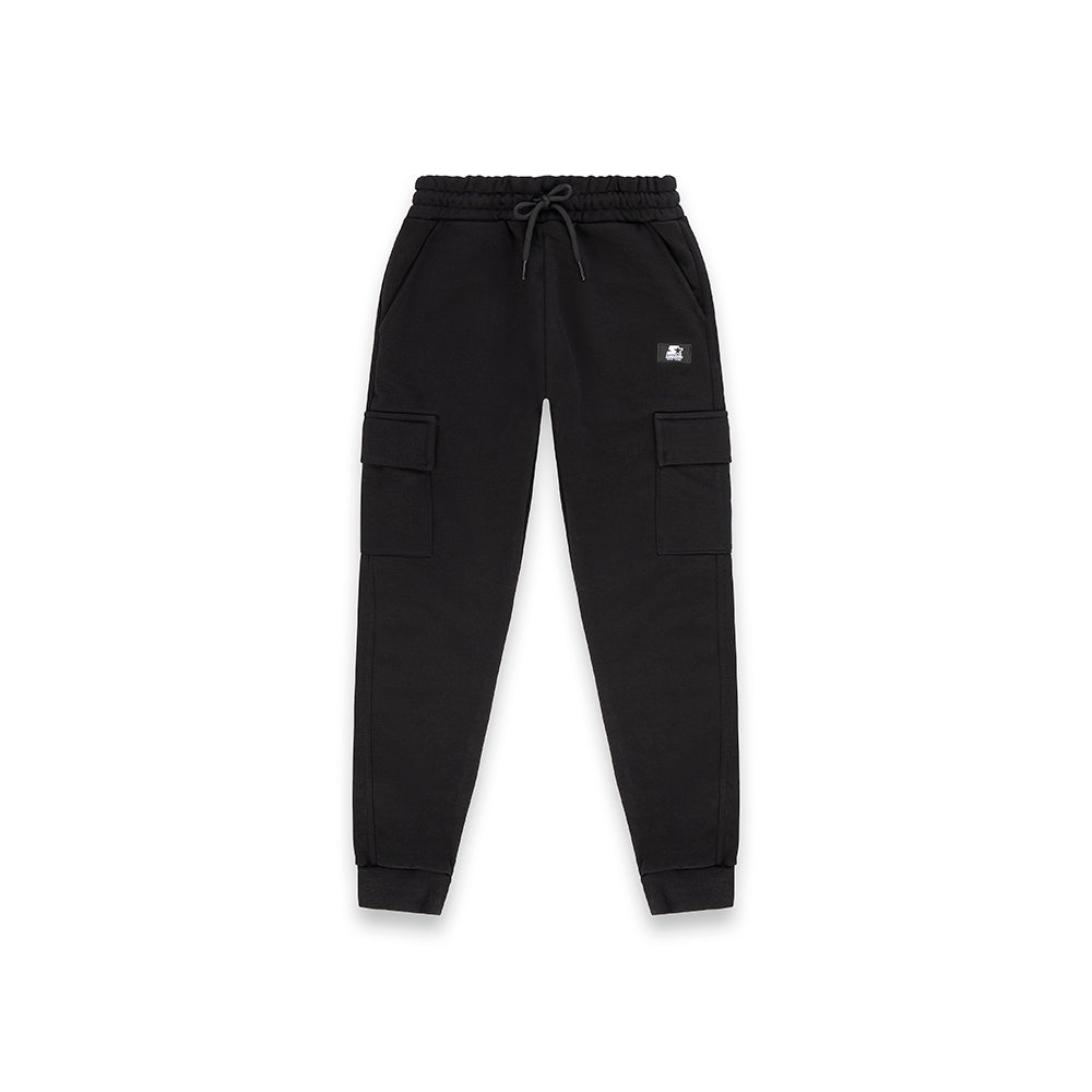 Pantaloni da bambino con tasconi NERO