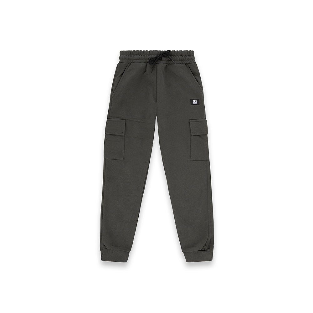 Pantaloni da bambino con tasconi VERDE MILITARE