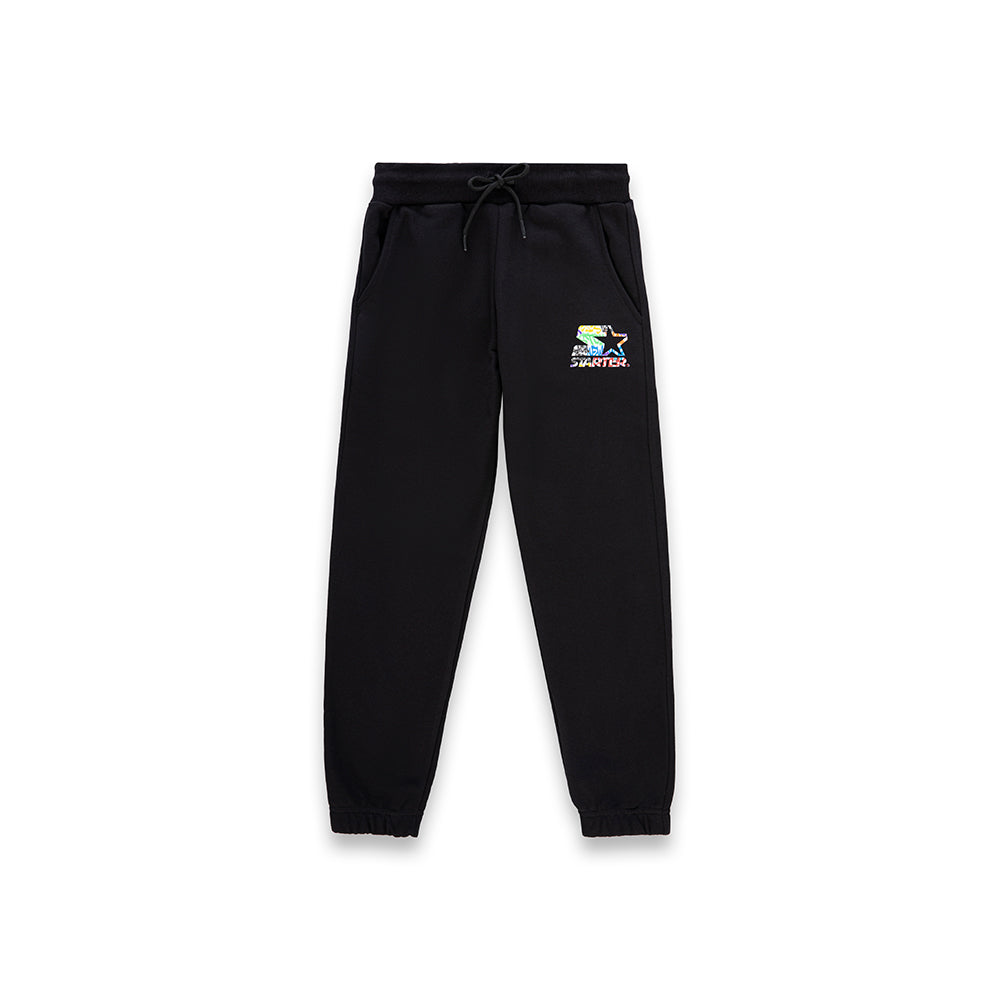 Pantalone jogger da bambino estivo Urban Graffiti NERO