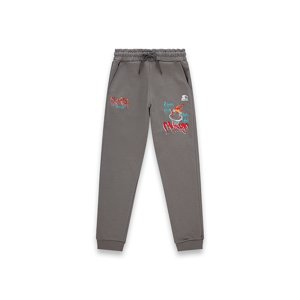 Jogger bambino street style con stampa graffiti bold FERRO