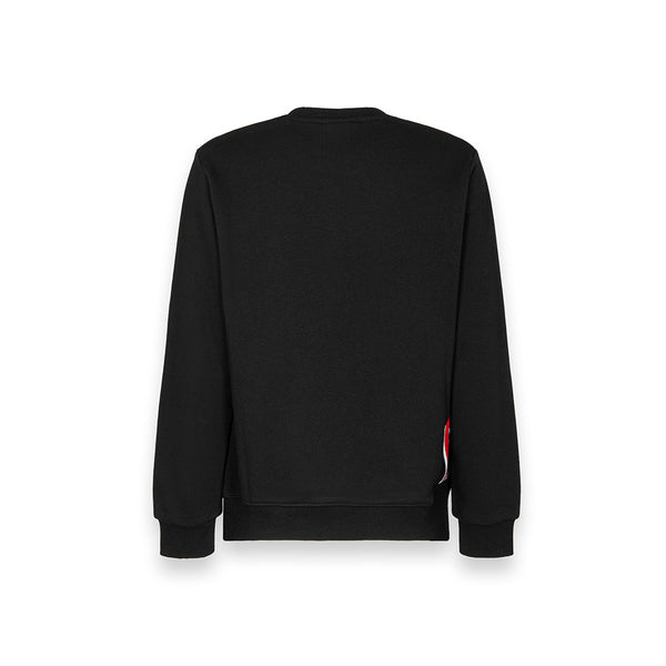 Felpa girocollo Urban Graffiti Print NERO