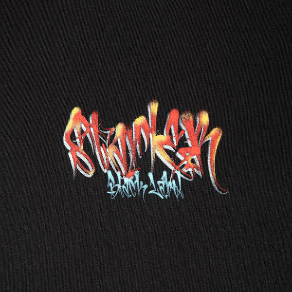 Canotta bambino Urban Graffiti Basketball Print NERO