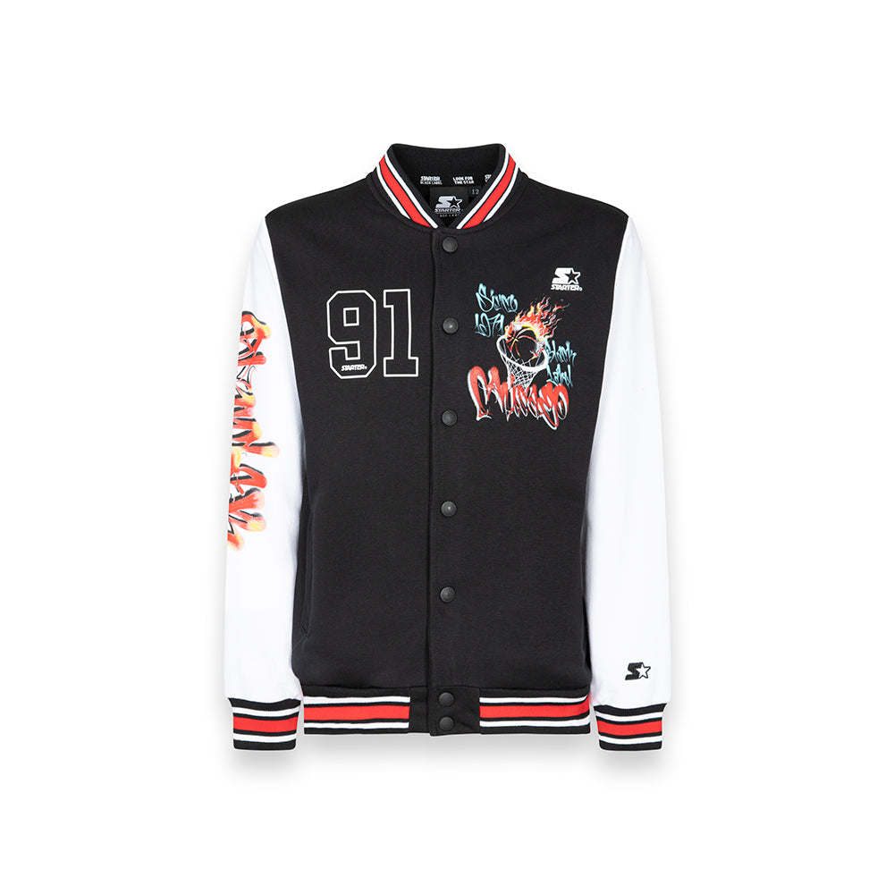 Varsity jacket estivo - Urban Graffiti Basketball Print