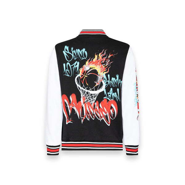 Varsity jacket estivo - Urban Graffiti Basketball Print
