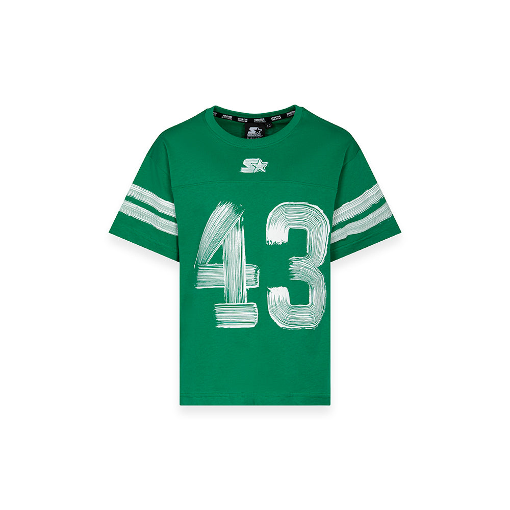 T-shirt Varsity 43 Brush Graphic – Urban Sport Style VERDE BANDIERA