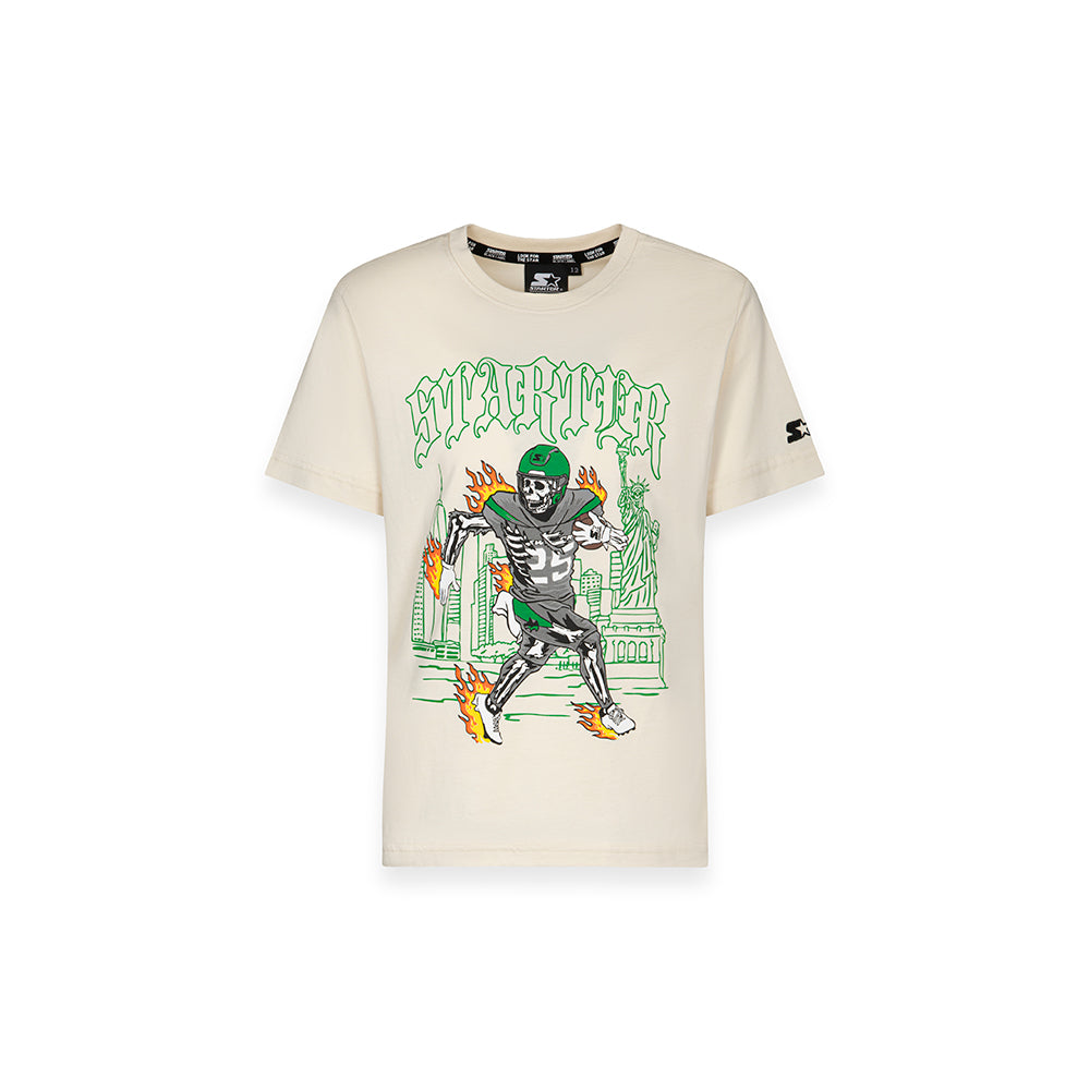 T-shirt da bambino Fire Runner CREMA