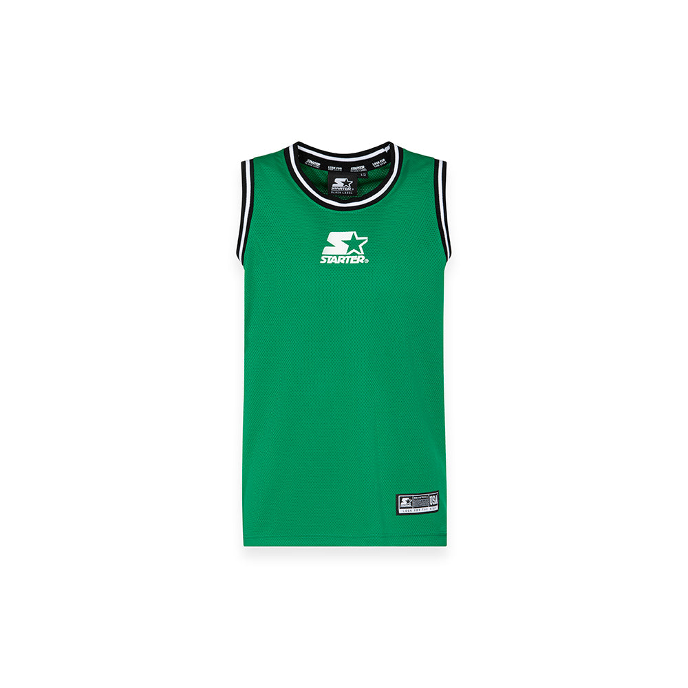 Canotta in rete iconic da bambino Basket Style VERDE BANDIERA