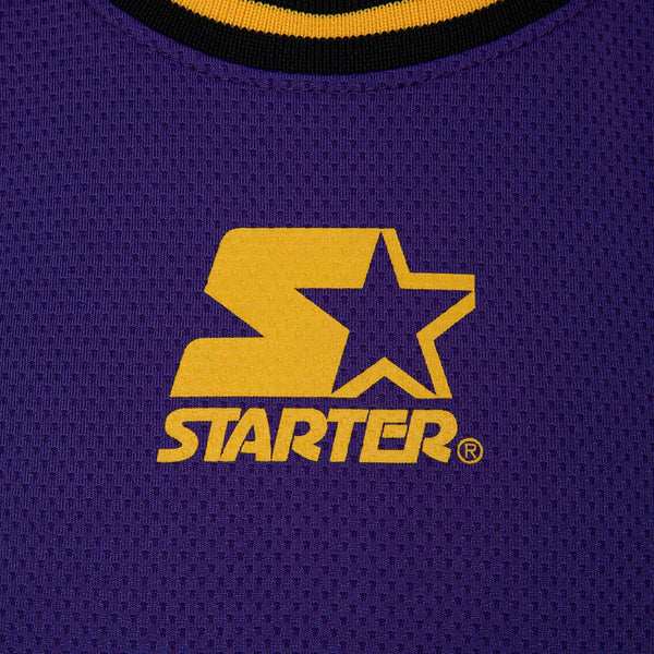 Canotta in rete iconic da bambino Basket Style VIOLA/GIALLO OCRA