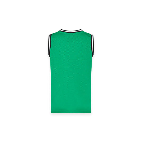 Canotta in rete iconic da bambino Basket Style VERDE BANDIERA