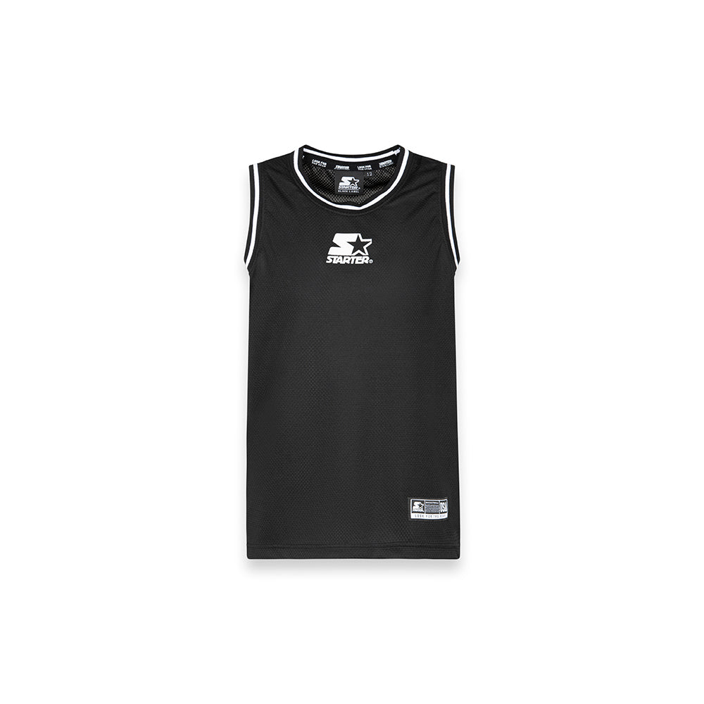 Canotta in rete iconic da bambino Basket Style NERO