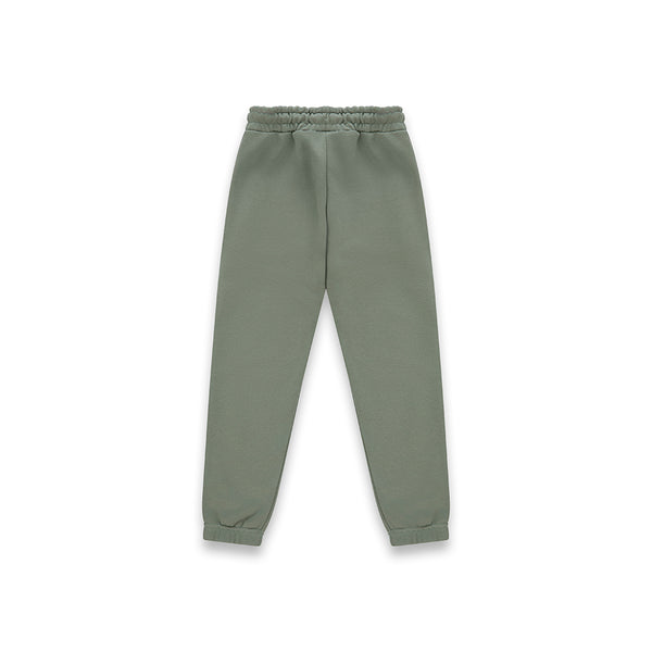 Jogger da bambino urban comfort in cotone estivo VERDE POLVERE