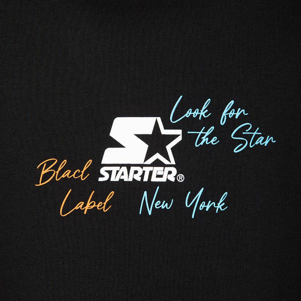 T-shirt urban court gradient graphic NERO