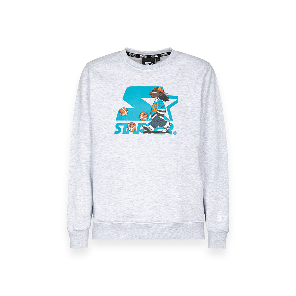 Felpa girocollo estiva Street Player GRIGIO