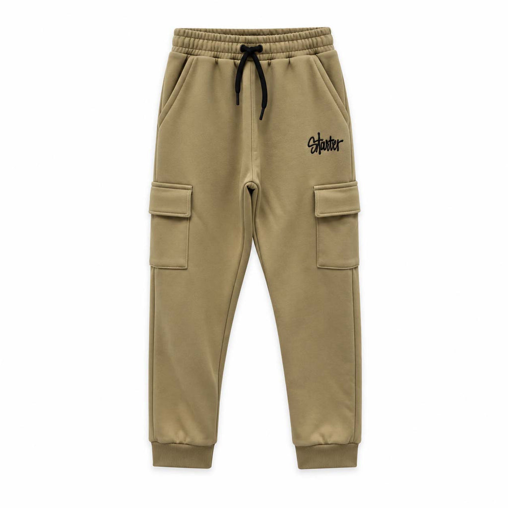 Jogger con polsini VISONE
