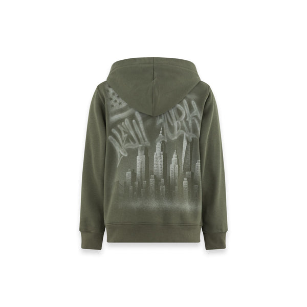 Felpa Zip Manhattan After Dark VERDE RANGER