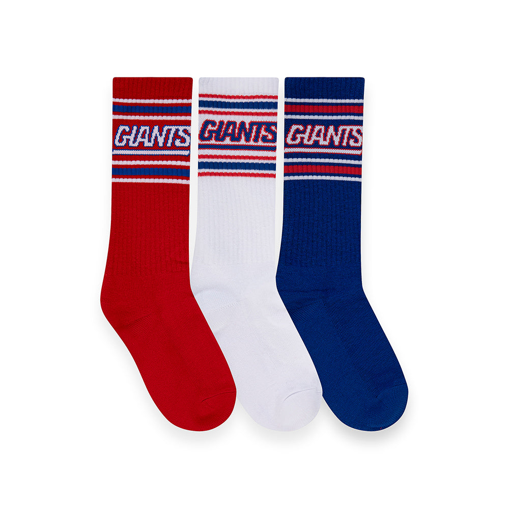 NFL 3 Pack: Giants Socks
