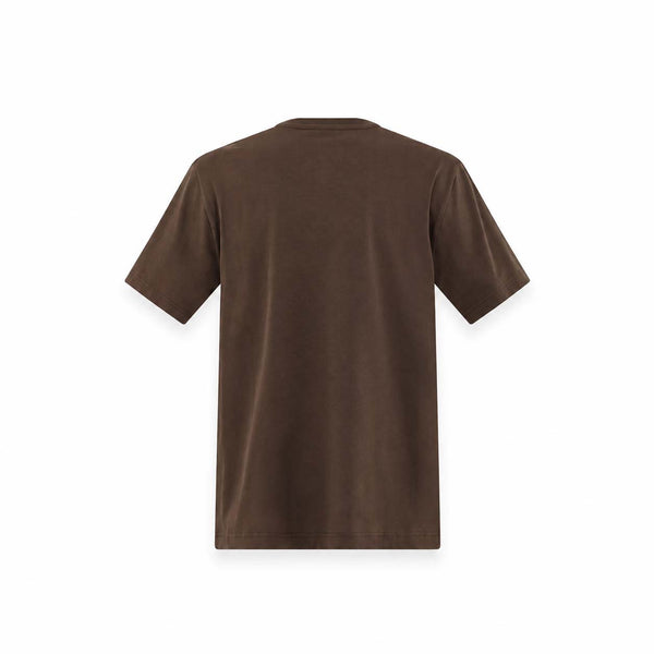 T-shirt Iconic ricamata TERRA/CREMA