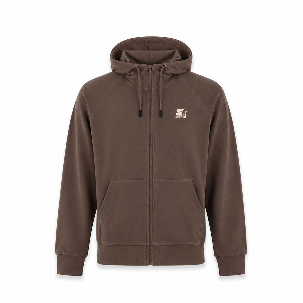 Felpa hoodie da uomo basic ricamata TERRA