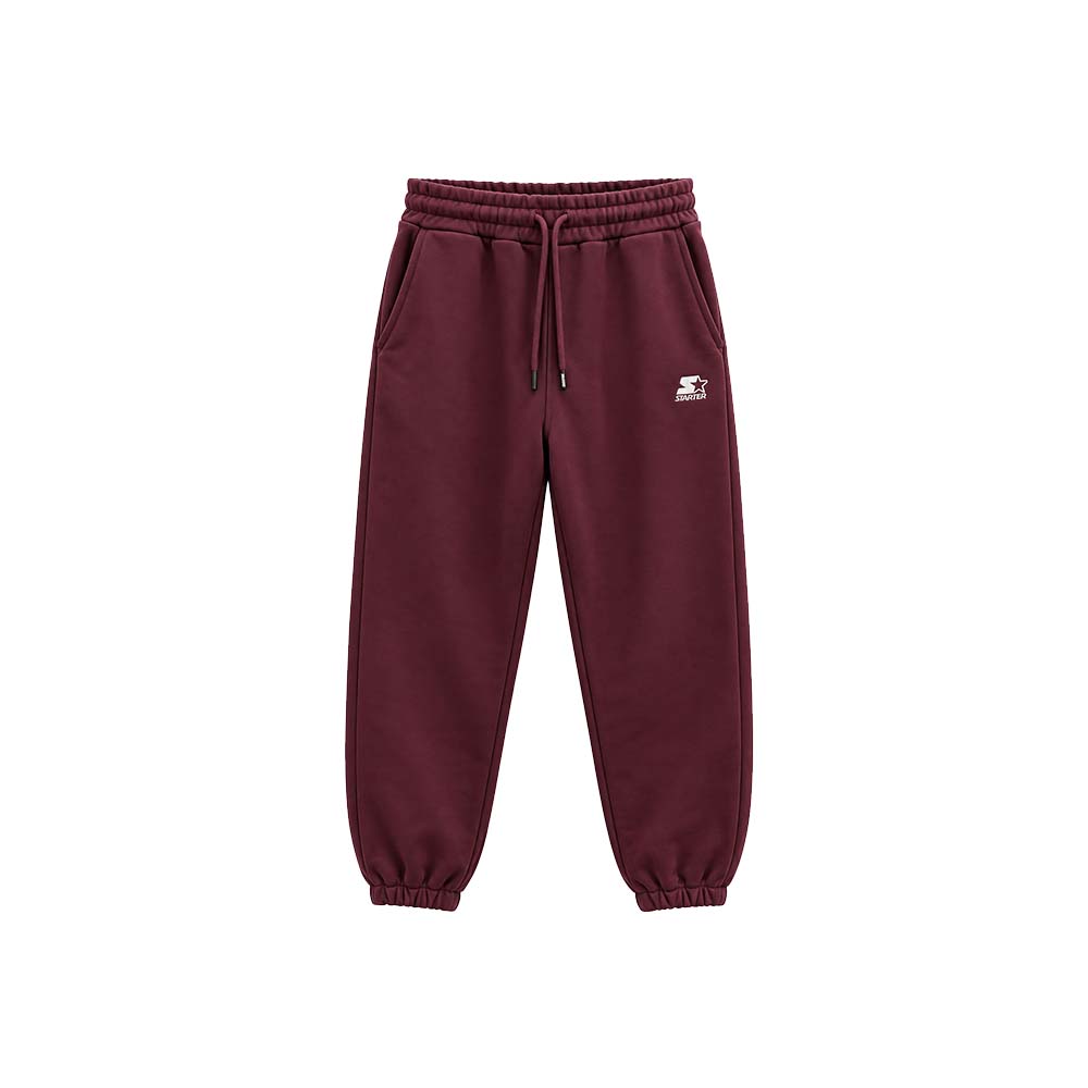 Pantalone Jogger da Uomo in Felpa Invernale Relaxed Fit  BORDEAUX