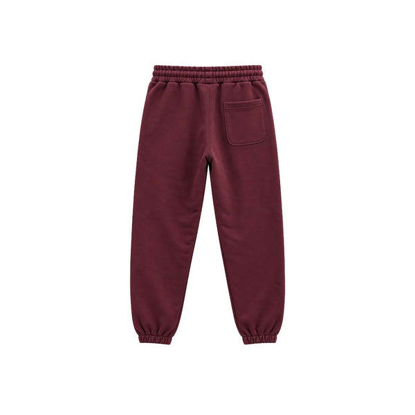 Pantalone Jogger da Uomo in Felpa Invernale Relaxed Fit  BORDEAUX