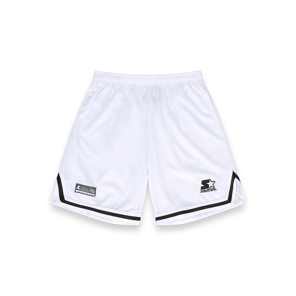 Bermuda in rete con banda BIANCO