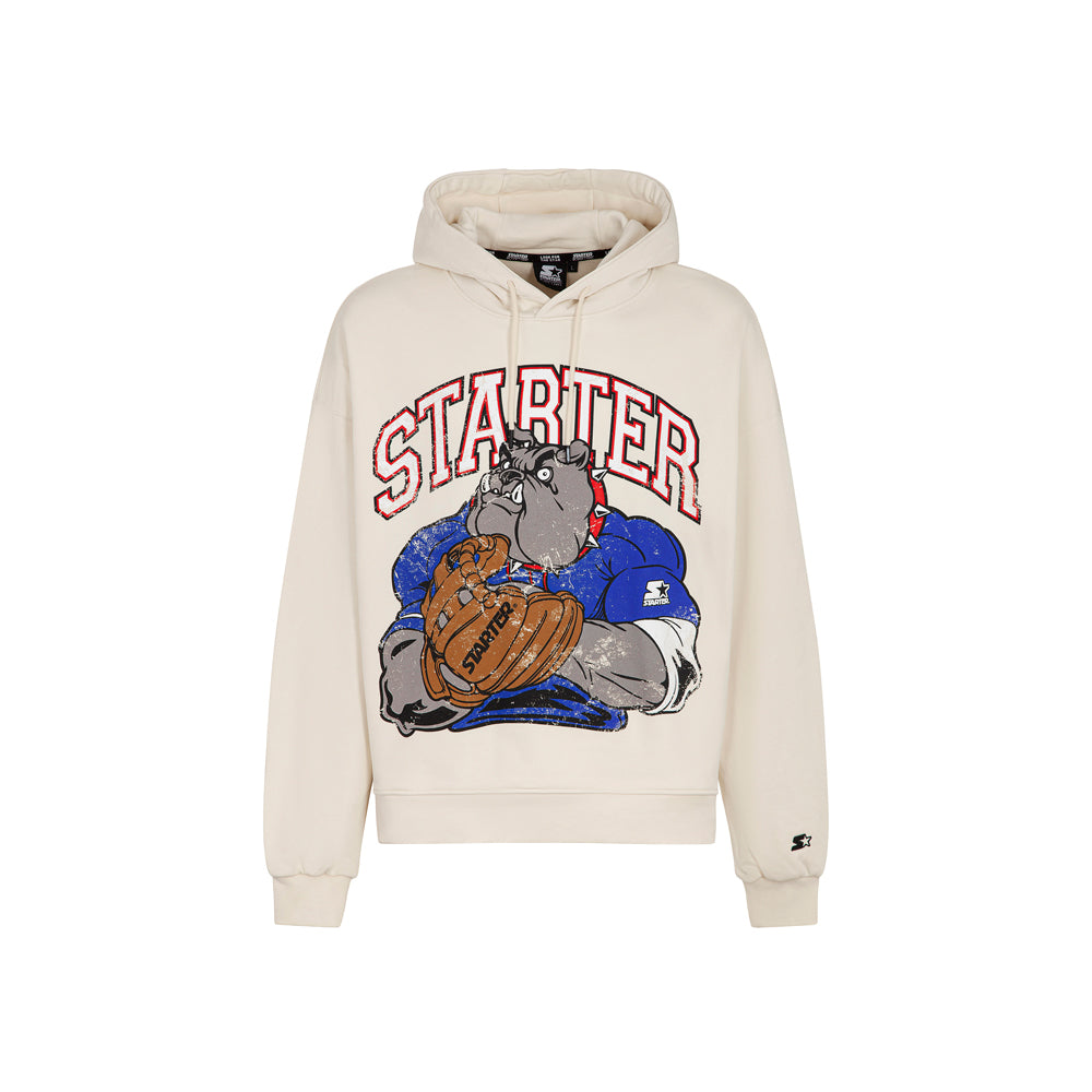 Felpa con cappuccio Bulldog