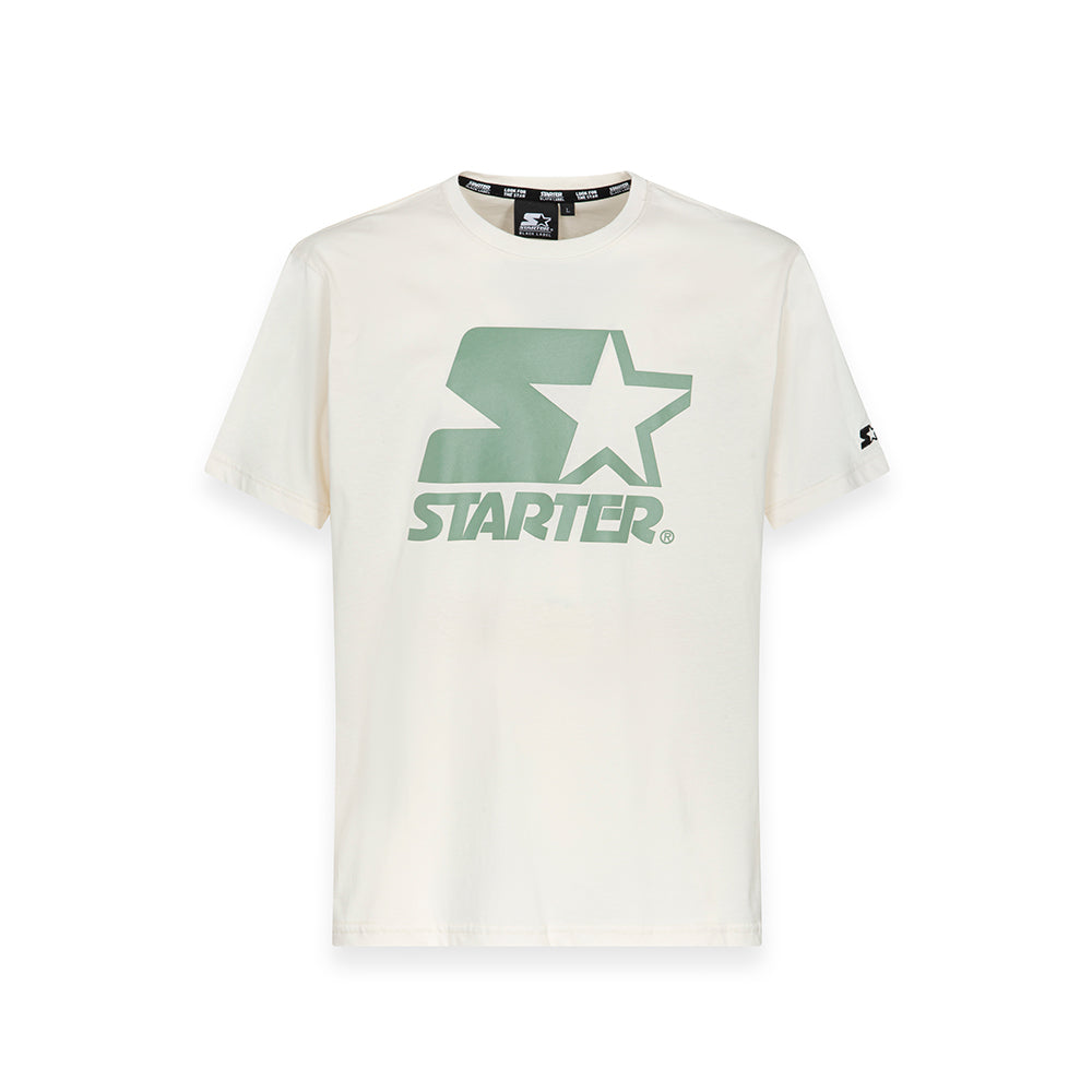 T-shirt Iconic Starter CREMA/VERDE POLVERE