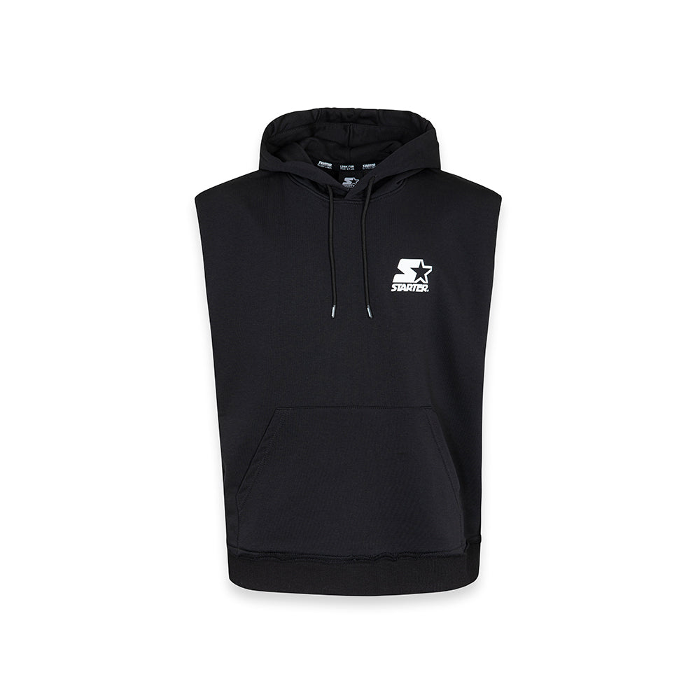 Gilet con cappuccio Iconic Starter NERO