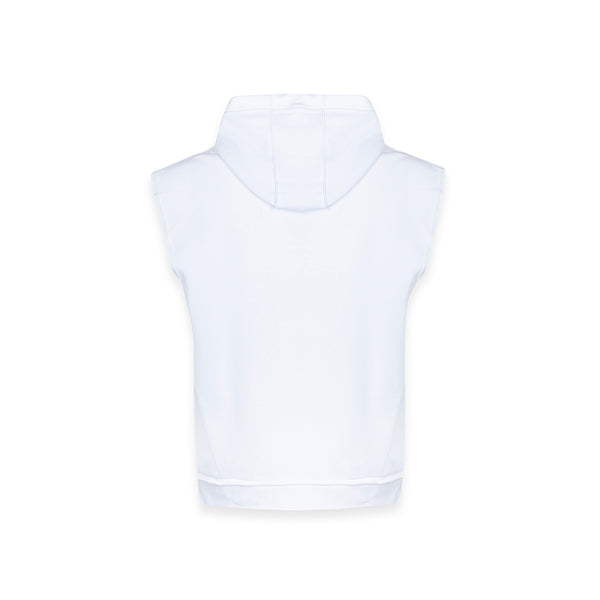 Gilet con cappuccio Iconic Starter BIANCO