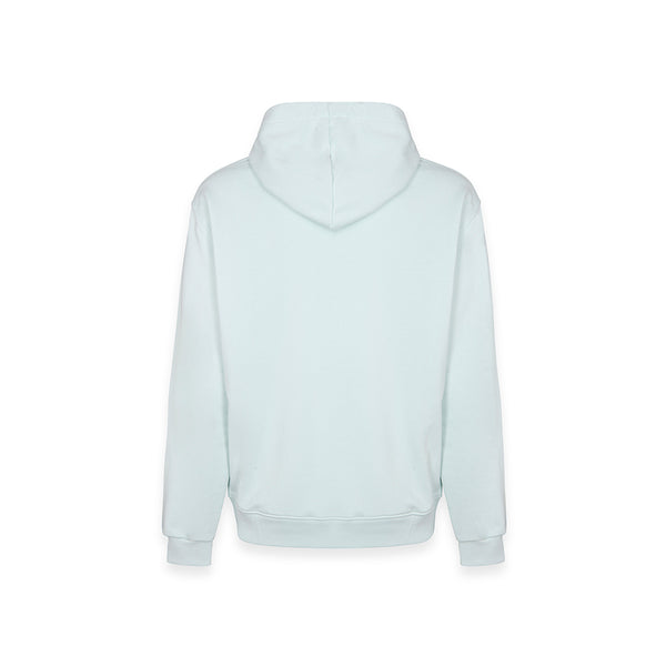 Felpa con cappuccio dal vibe street pulito CELESTE CHIARO