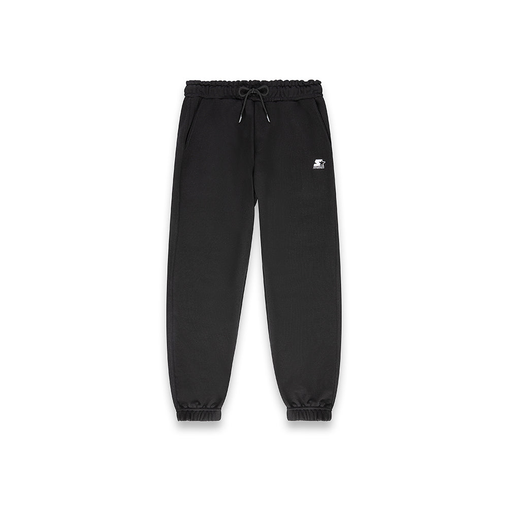 Pantaloni da uomo jogger Iconic ricamato NERO