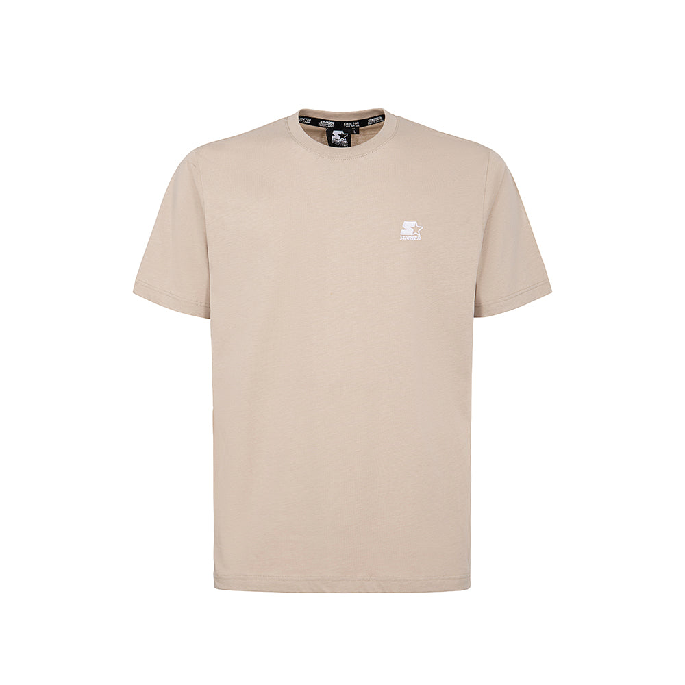 T-shirt Iconic ricamata BEIGE