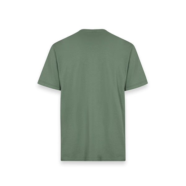 T-shirt Iconic ricamata VERDE CAMPEGGIO/ BIANCO