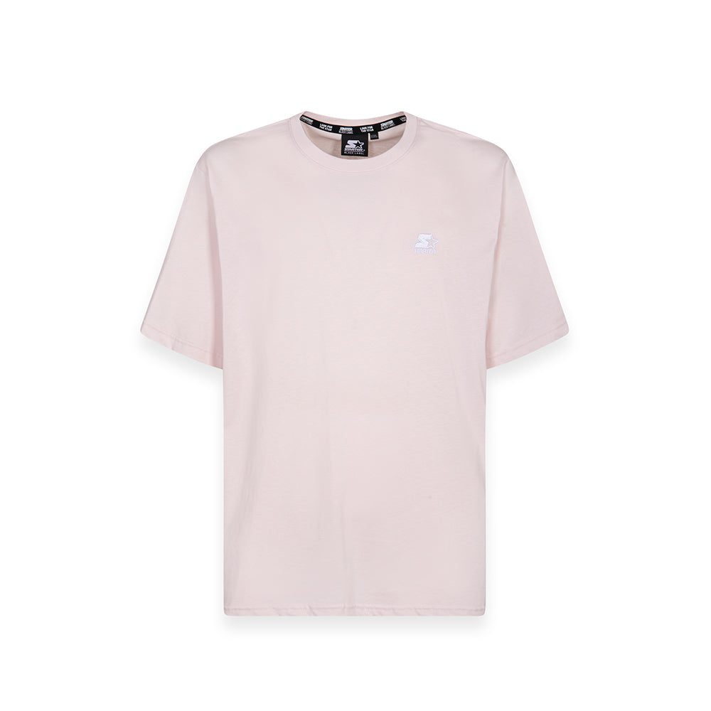 T-shirt Iconic ricamata ROSA CHIARO