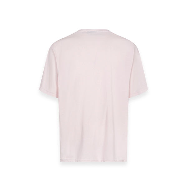T-shirt Iconic ricamata ROSA CHIARO