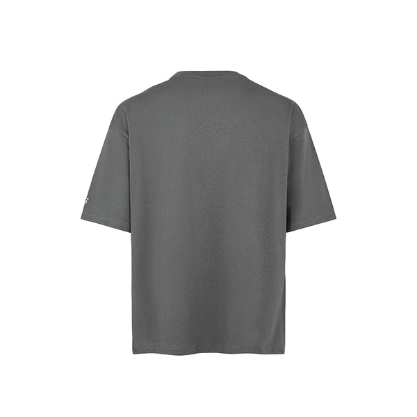 T-shirt ricamo GRIGIO SCURO