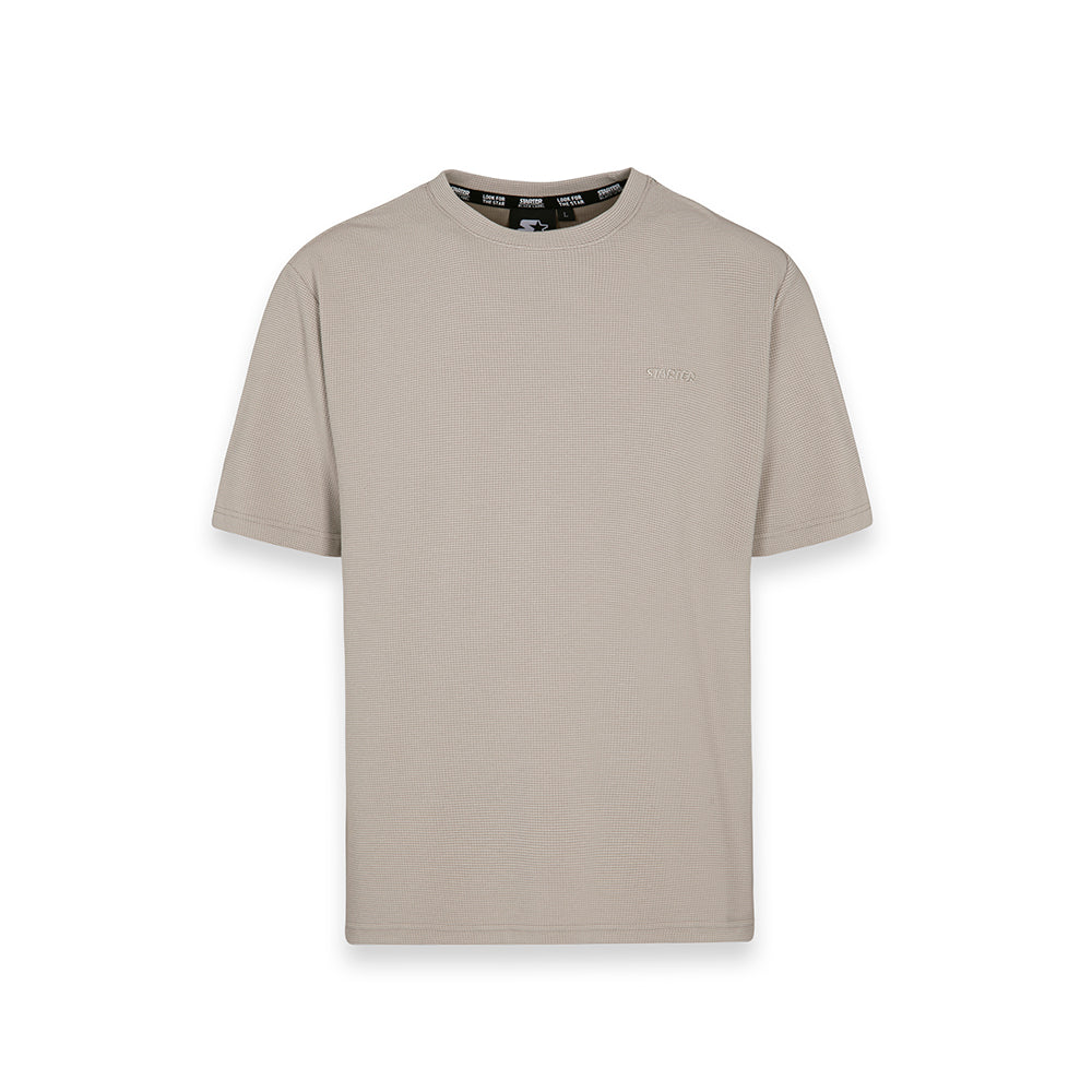 T-shirt Iconic double dyed TAUPE