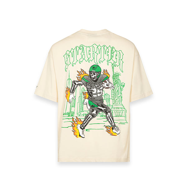 T-shirt Relaxed fit con grafica illustrata CREMA