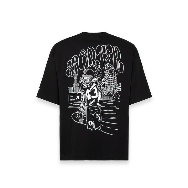 T-shirt Street Hero Graphic NERO