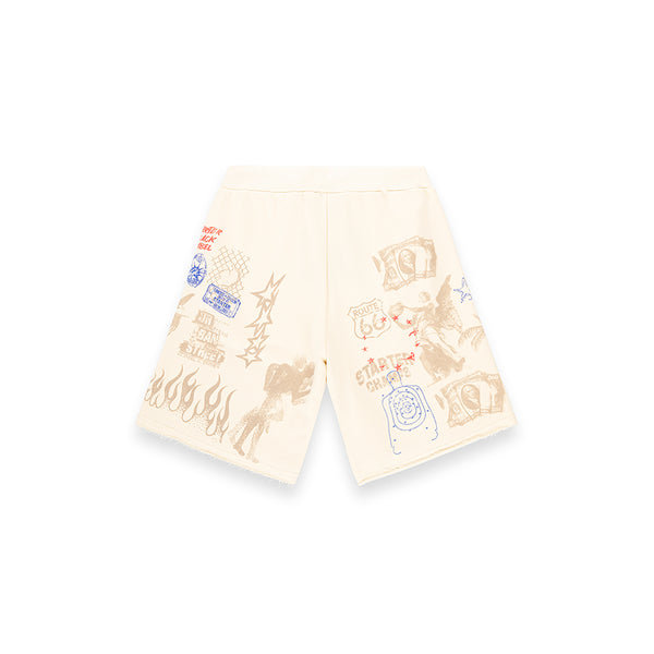 Bermuda Street Collage Graphic CREMA